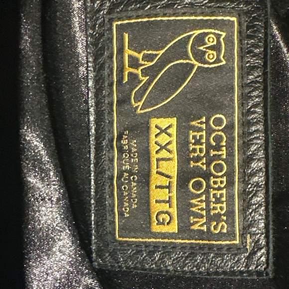 October very own leather varsity jacket xxl - Picture 7 of 7